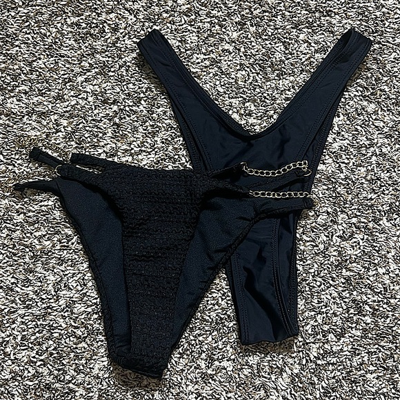 Other - New black bikini bottom bundle